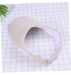 2pcs Visor Hat Outdoor Hats for Men Tennis Balls for Kids Adjustable Hats for Men Beige $9.61 Visors