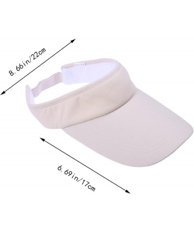 2pcs Visor Hat Outdoor Hats for Men Tennis Balls for Kids Adjustable Hats for Men Beige $9.61 Visors