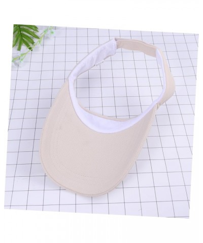 2pcs Visor Hat Outdoor Hats for Men Tennis Balls for Kids Adjustable Hats for Men Beige $9.61 Visors