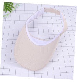 2pcs Visor Hat Outdoor Hats for Men Tennis Balls for Kids Adjustable Hats for Men Beige $9.61 Visors