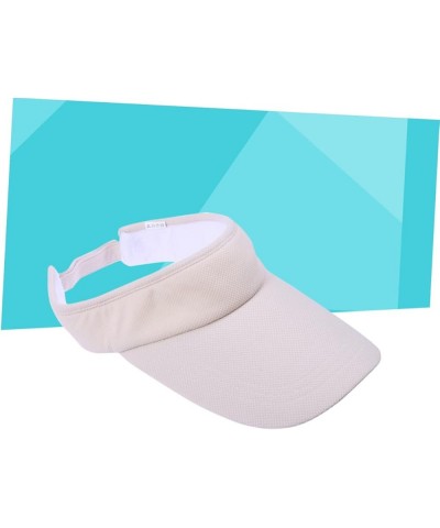 2pcs Visor Hat Outdoor Hats for Men Tennis Balls for Kids Adjustable Hats for Men Beige $9.61 Visors