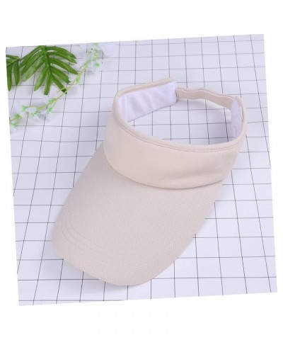 2pcs Visor Hat Outdoor Hats for Men Tennis Balls for Kids Adjustable Hats for Men Beige $9.61 Visors