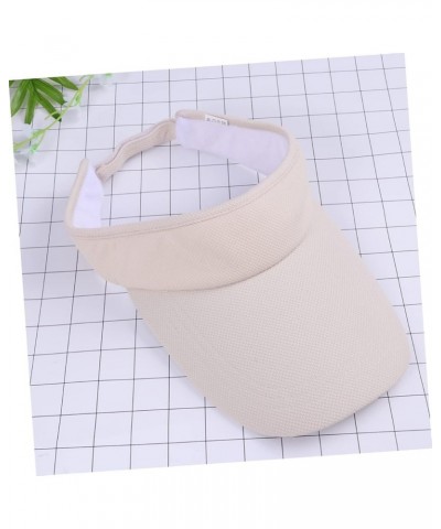 2pcs Visor Hat Outdoor Hats for Men Tennis Balls for Kids Adjustable Hats for Men Beige $9.61 Visors