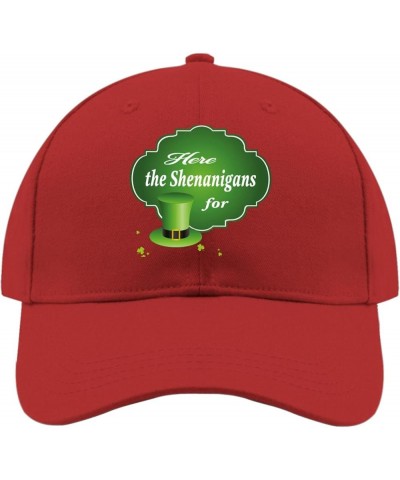 here for The shenaniganss Beach hat Women Baseball hat Trucker hat Men Gifts for Girlfriends Cycling Caps Red $9.86 Sun Hats