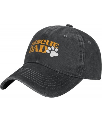 Rescue Dad Retro Baseball Cap for Women Men Baseball Hat Golf Dad Hats Black $9.56 Baseball Caps