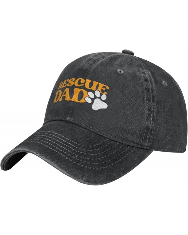 Rescue Dad Retro Baseball Cap for Women Men Baseball Hat Golf Dad Hats Black $9.56 Baseball Caps