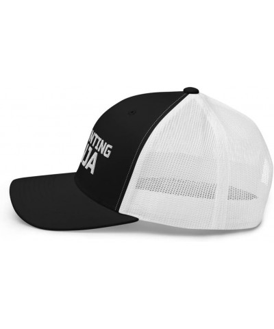 Accounting Ninja CPA Tax Season Accounting Trucker Cap Mesh Hat Adjustable Black/ White $17.91 Baseball Caps