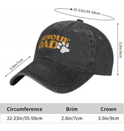 Rescue Dad Retro Baseball Cap for Women Men Baseball Hat Golf Dad Hats Black $9.56 Baseball Caps