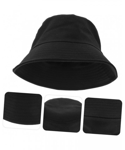 2pcs Bucket Hat Fishing Hat Mens Hat Summer Sun Hats for Women Fashion Hats for Men Ladies Sun Hats with Blackx3pcs $8.72 Buc...