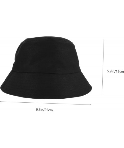 2pcs Bucket Hat Fishing Hat Mens Hat Summer Sun Hats for Women Fashion Hats for Men Ladies Sun Hats with Blackx3pcs $8.72 Buc...