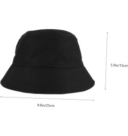 2pcs Bucket Hat Fishing Hat Mens Hat Summer Sun Hats for Women Fashion Hats for Men Ladies Sun Hats with Blackx3pcs $8.72 Buc...