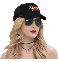 Just Call Me Santa Baseball Cap Men's Baseball Hat Women's Mesh Back Hat Trucker Hat Easy Dry Breathable Adjustable Hat $12.7...