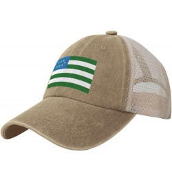 Flag of The Mountain Republic-1 Baseball Cap for Women Mens Hats Retro Mesh Caps Dad Hat Natural $13.08 Baseball Caps