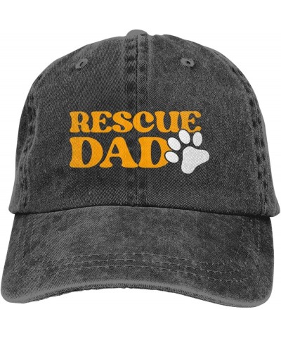 Rescue Dad Retro Baseball Cap for Women Men Baseball Hat Golf Dad Hats Black $9.56 Baseball Caps