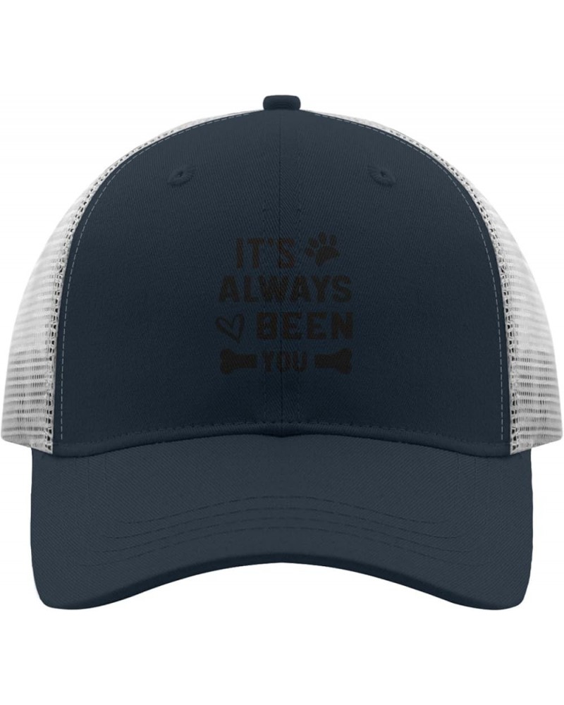 It's Always Been You Hats 80s hat Apricot Trucker Hats Gifts for Son Golf Cap Marine Blue $9.55 Baseball Caps