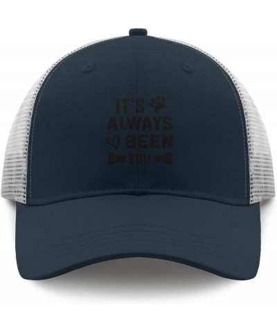 It's Always Been You Hats 80s hat Apricot Trucker Hats Gifts for Son Golf Cap Marine Blue $9.55 Baseball Caps