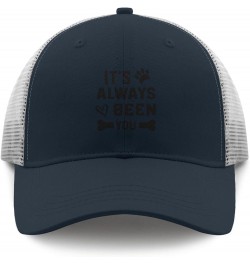 It's Always Been You Hats 80s hat Apricot Trucker Hats Gifts for Son Golf Cap Marine Blue $9.55 Baseball Caps