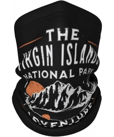 Virgin Islands National Park Neck Warmer Headwear Face Scarf Mask Balaclava Painting $10.19 Balaclavas