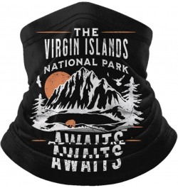 Virgin Islands National Park Neck Warmer Headwear Face Scarf Mask Balaclava Painting $10.19 Balaclavas