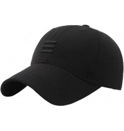 Cotton Baseball Cap for Men and Women, Black Dad Hat Casquette Snpback C4 $18.01 Baseball Caps