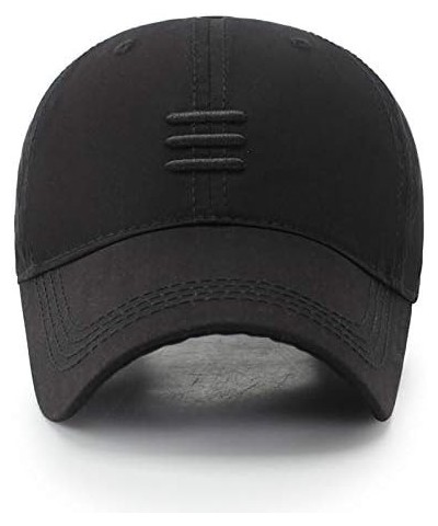 Cotton Baseball Cap for Men and Women, Black Dad Hat Casquette Snpback C4 $18.01 Baseball Caps