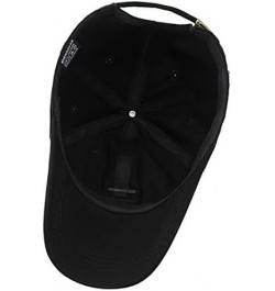 Cotton Baseball Cap for Men and Women, Black Dad Hat Casquette Snpback C4 $18.01 Baseball Caps