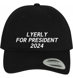 Lyerly for President 2024 - Comfortable Dad Hat Baseball Cap Black $10.56 Baseball Caps