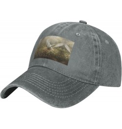 Grass and Dove Print Cotton Outdoor Baseball Cap Unisex Style Dad Hat for Adjustable Headwear Sports Hat Gray $13.69 Baseball...