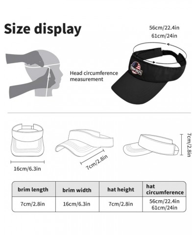 Visor for Men Tuck Frump Cap, Sun Visor Hats for Women Golf Hat Funny Golf Caps Allblack $10.34 Visors