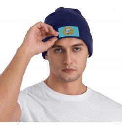 Niagara Flag Beanie Hat for Men Women Soft Cozy Skull Cap Winter Warm Knit Hats Navy Blue $11.83 Skullies & Beanies