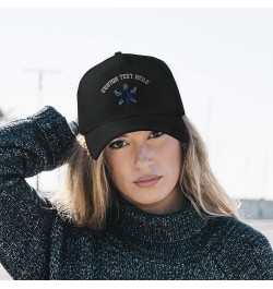 Custom Baseball Cap Turtle A Embroidery Acrylic Dad Hats for Men & Women Royal Blue Personalized Text Here $14.84 Baseball Caps