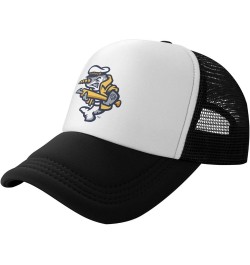 Norwich Sea Unicorns University Trucker Hats for Both Men and Women - Mesh Baseball Snapback Hats Black $8.61 Baseball Caps