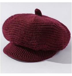 Fashion Women Hat Thick Warm Winter Hat Women Knitted Hat Elegant Warm Hat Winter Knitted Hat Winter Accessory (Color : C, Si...