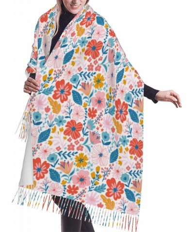 Sweet Gifts For Women - Scarves For Women Gifts Floral Ditsy Blanket Scarf Scarves Oversized Wrap Shawl Gift $12.68 Scarves