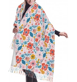 Sweet Gifts For Women - Scarves For Women Gifts Floral Ditsy Blanket Scarf Scarves Oversized Wrap Shawl Gift $12.68 Scarves