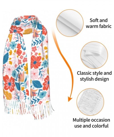 Sweet Gifts For Women - Scarves For Women Gifts Floral Ditsy Blanket Scarf Scarves Oversized Wrap Shawl Gift $12.68 Scarves