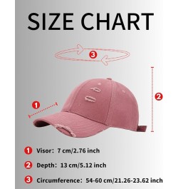 Unisex Vintage Distressed Baseball Cap Adjustable Summer Ripped Sun Hat Khaki $9.67 Baseball Caps