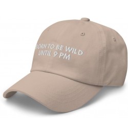 Born to Be Wild - Embroidered Dad Hat, Joke Meme Hat, Teenager Gifts, Teen Gifts, Gag Gift Joke, Funny Hats Stone $16.77 Base...