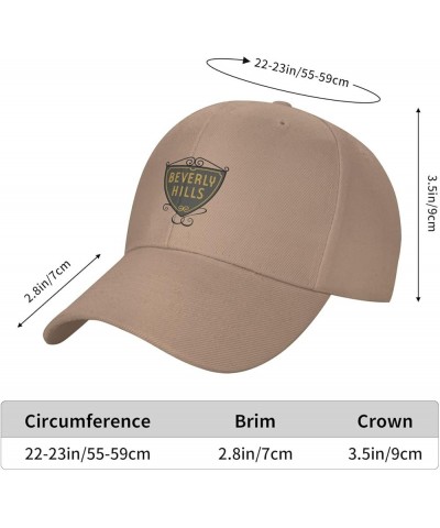 Shield of Beverly Hills, California Baseball Cap for Men Women Classic Solid Color Adjustable Dad Hat Natural $12.26 Baseball...