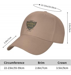 Shield of Beverly Hills, California Baseball Cap for Men Women Classic Solid Color Adjustable Dad Hat Natural $12.26 Baseball...