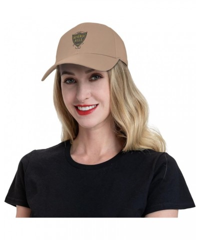 Shield of Beverly Hills, California Baseball Cap for Men Women Classic Solid Color Adjustable Dad Hat Natural $12.26 Baseball...