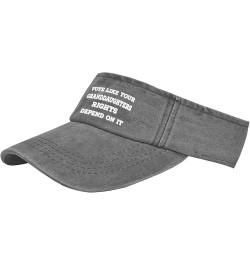 Vote Like Your Granddaughters Rights Depend On It Caps Visors for Men Golf Caps Uv ion Beach Light Grey $11.59 Visors