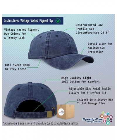 Custom Soft Washed Baseball Cap Red Flag Stars Love Cotton Navy Design Only $14.00 Baseball Caps