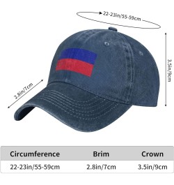 Flag of Haiti (Civil) Baseball Cap for Men Women Hats Adjustable Vintage Cowboy Hat Sun Hat Navy Blue $12.32 Cowboy Hats