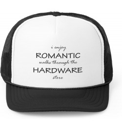 Funny Repairman Fixer Upper I Enjoy Romantic Walks Trucker Caps Black $25.36 Baseball Caps