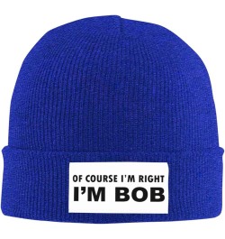 Beanie, of Course I'm Right I'm Bob Beanie Hat Women Knit Hat Men Slouchy Skull Cap Knitted Hat Hedging Hat Black Blue $7.02 ...