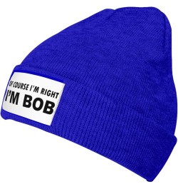 Beanie, of Course I'm Right I'm Bob Beanie Hat Women Knit Hat Men Slouchy Skull Cap Knitted Hat Hedging Hat Black Blue $7.02 ...