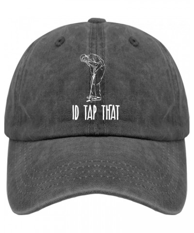 I'd Tap That Caps Custom Baseball Cap Pigment Black Dad Hats for Men Gifts for Daughter Baseball Caps Pigment Black $10.79 Su...