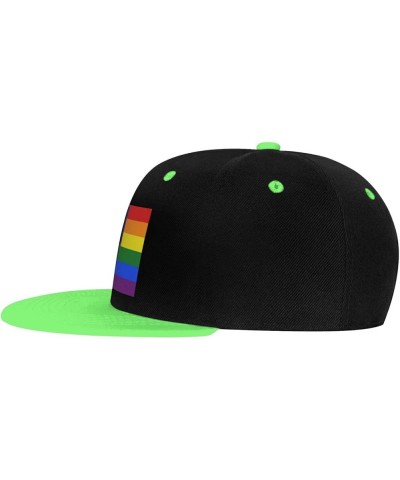 Pride Rainbow LGBT Flag of Guam Snapback Hat for Men Women Baseball Cap Trucker Flat Bill Hats Dad Caps Green $11.64 Baseball...