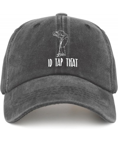 I'd Tap That Caps Custom Baseball Cap Pigment Black Dad Hats for Men Gifts for Daughter Baseball Caps Pigment Black $10.79 Su...